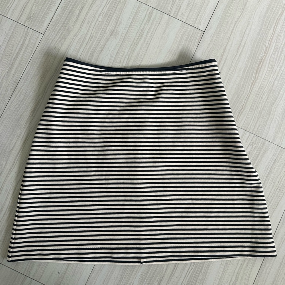 Everlane Black and White Striped Skirt - Picture 6 of 8